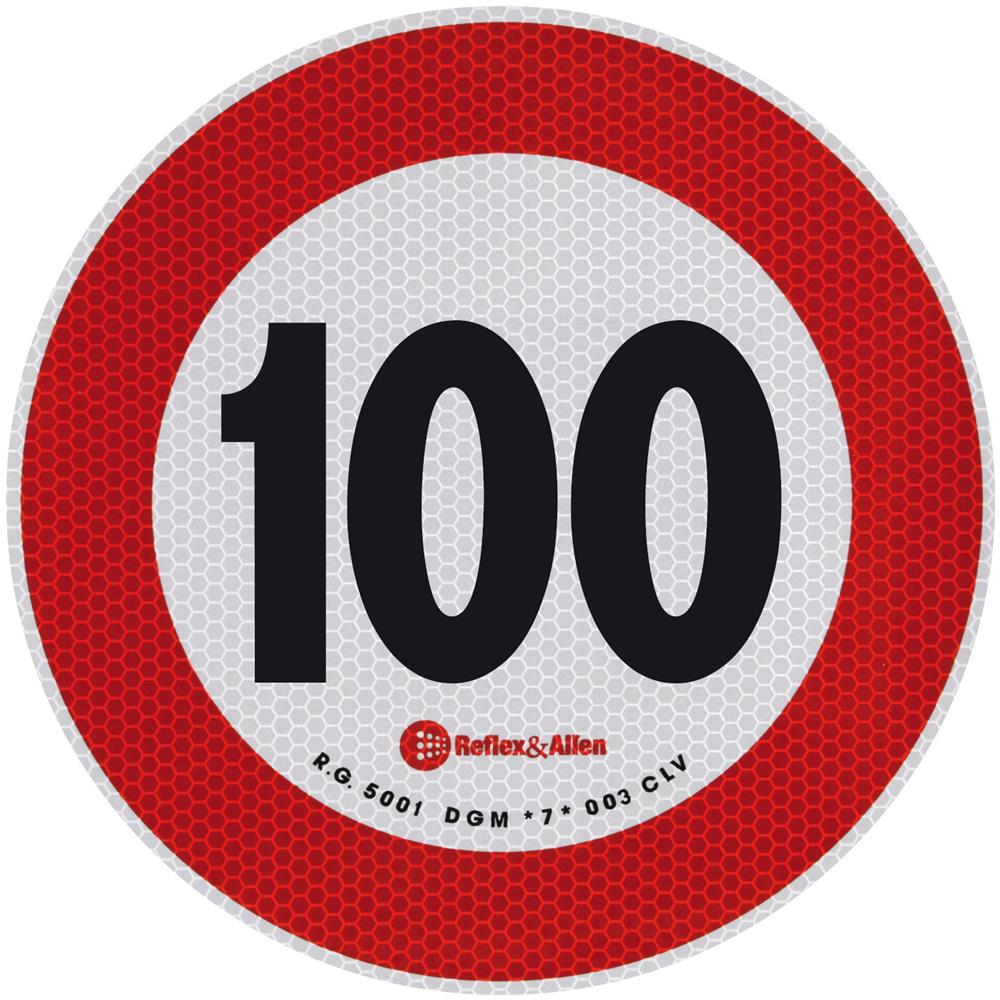 98444 Contrassegno Limite Velocita' 100 Km-h - Foto 1