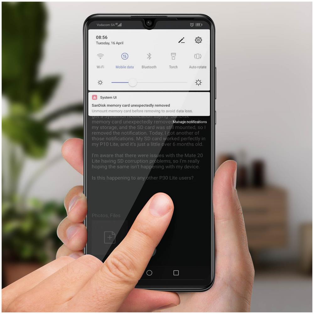 Salvaschermo Huawei P30 Lite Vetro Temperato 9h Trasparente Contorno Nero - Foto 2