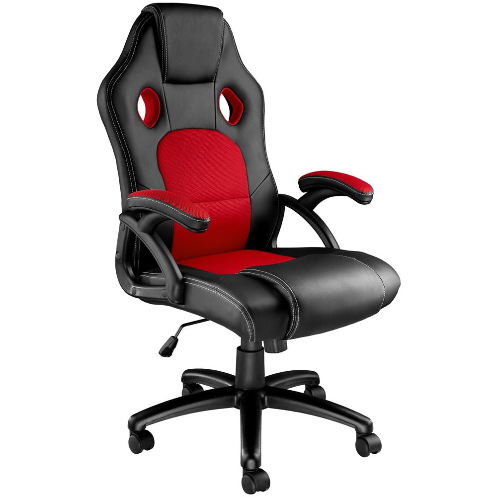 Sedia Da Ufficio Tyson - Nero / rosso - Foto 1