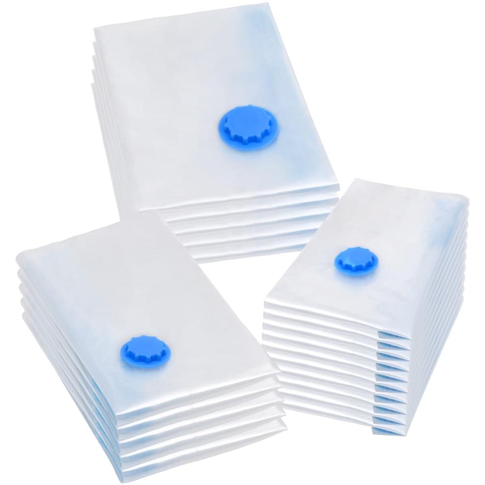 Sacchetti da Viaggio Sottovuoto per Vestiti 3 Misure 20 pz - Foto 1