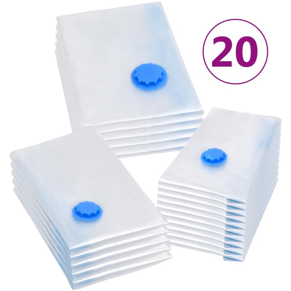 Sacchetti da Viaggio Sottovuoto per Vestiti 3 Misure 20 pz - Foto 3