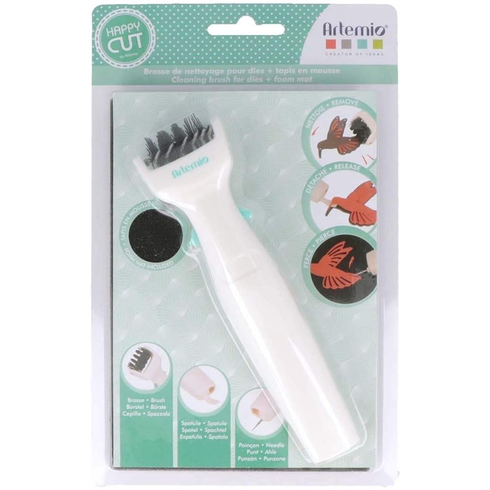 Spazzola Per La Pulizia Delle Fustelle + Tappetino In Gommapiuma - Foto 4