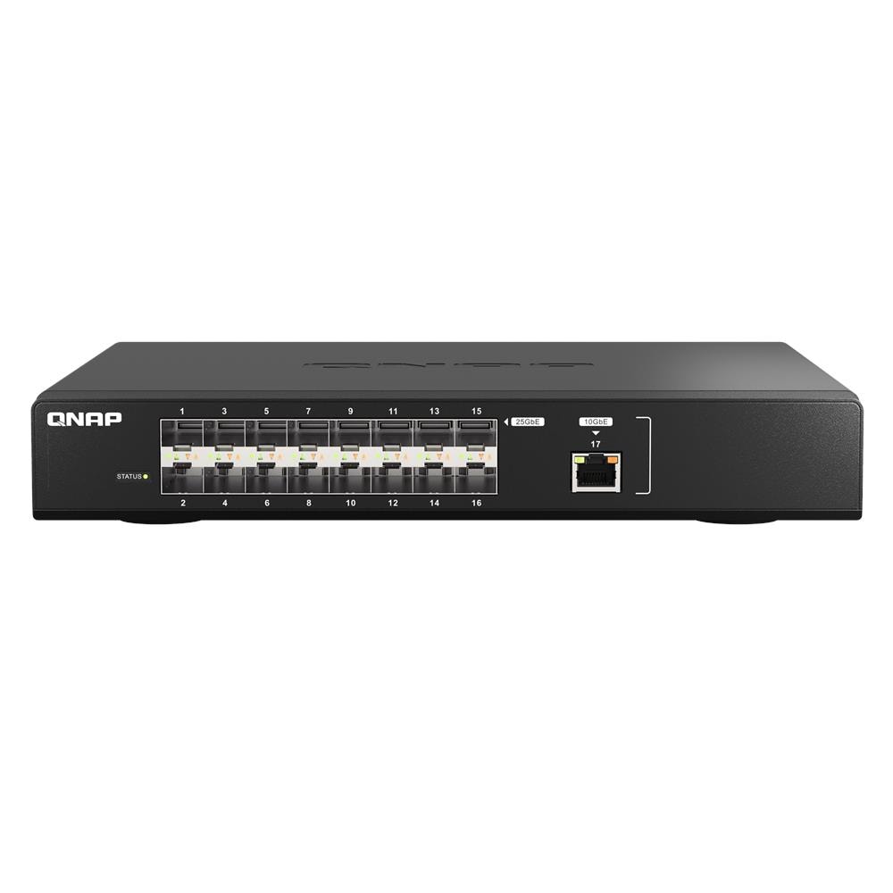 Switch di Rete QSW-M5216-1T Gestito L2 Nero 16 Porte SFP28 - Foto 1