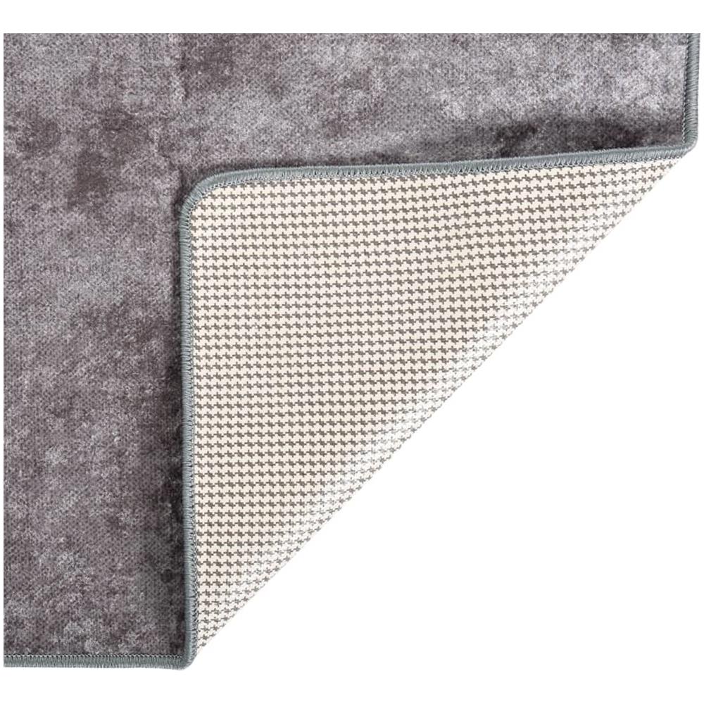 Tappeto Lavabile 160x230 Cm Grigio Antiscivolo - Foto 2