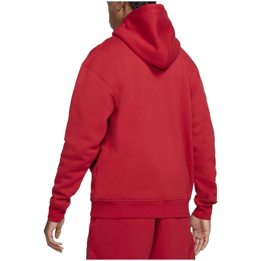 Felpa Da Uomo Con Cappuccio E Full Zip Essentials Rossa Taglia M Cod Da9810-687 - Foto 2