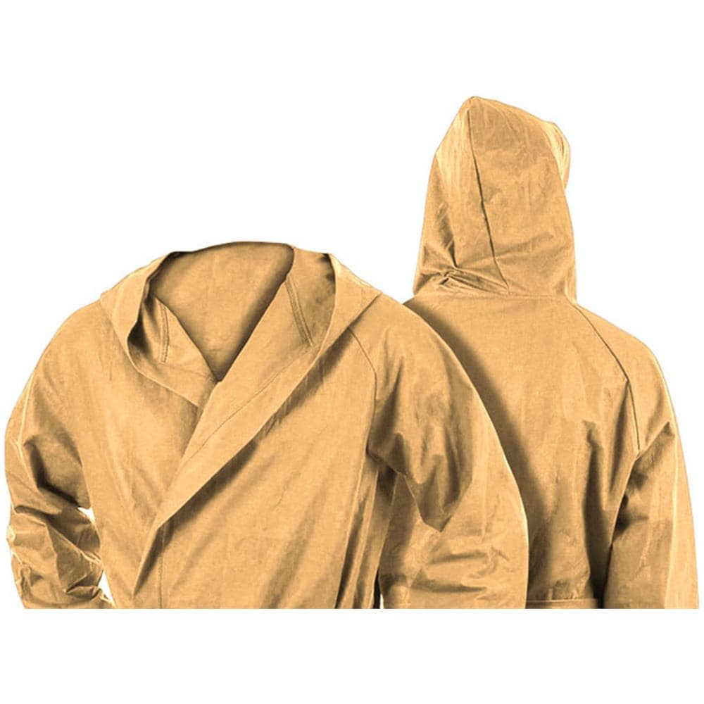 Accappatoio Con Cappuccio In Microfibra Adulto Unisex In Tinta Unita Vari Colori Xl Corda - Foto 2