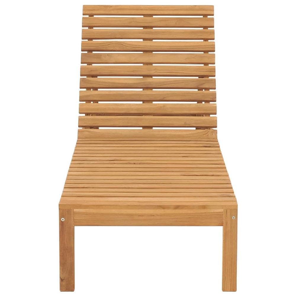 Lettino Prendisole in Legno Massello di Teak - Foto 2