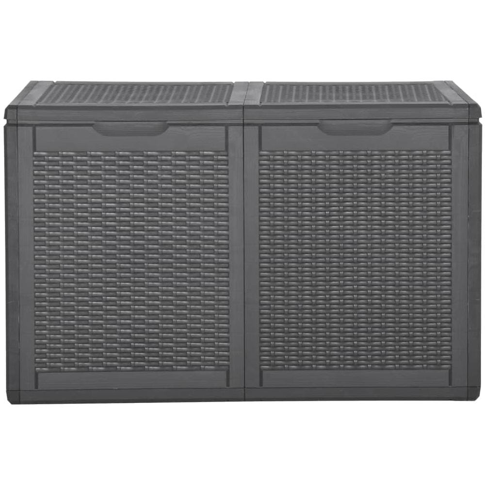 Baule Da Giardino 180 L Nero In Rattan Pp - Foto 3