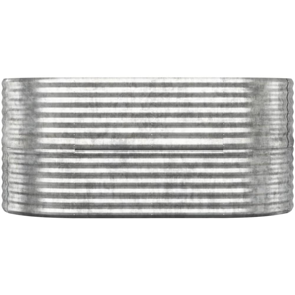 Letto Giardino Acciaio Verniciato a Polvere 152x80x68cm Argento - Foto 2