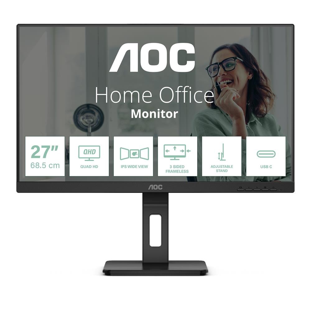 Monitor 27" LED IPS Q27P3CV 2560x1080 Quad HD Tempo di Risposta 4 ms - Foto 1