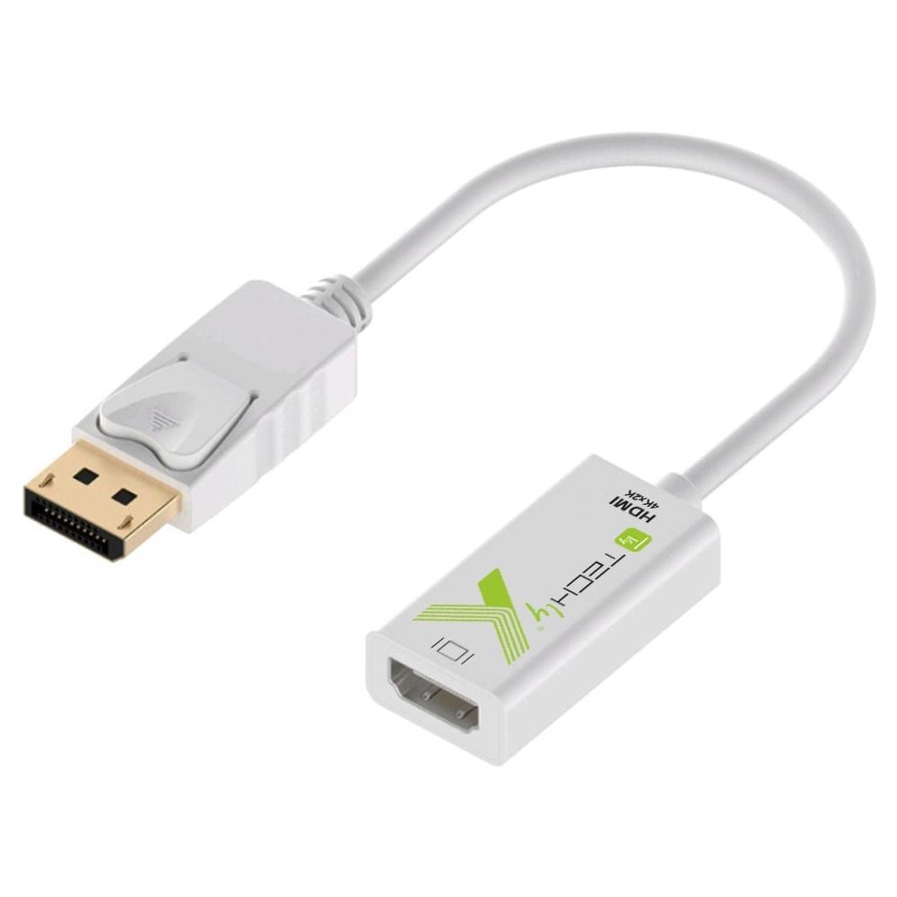 IADAP DP-HDMIFP460 cavo e adattatore video 0,15 m DisplayPort HDMI Bianco - Foto 1