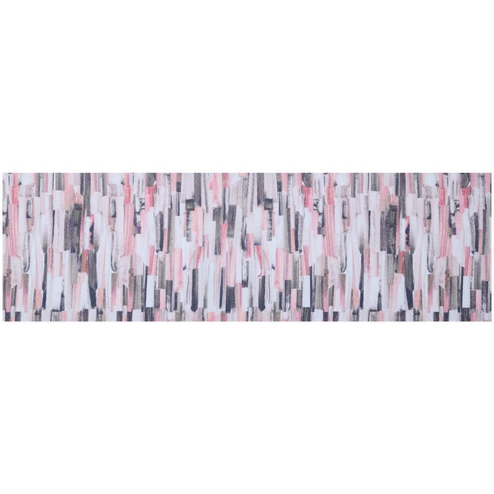 Tappeto Bagno Antiscivolo Passatoia Microfibra Assorbente Spongy Charlotte 50x120 Salmone - Foto 1