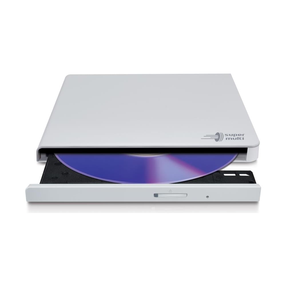 Slim Portable DVD-Writer lettore di disco ottico DVD±RW Bianco - Foto 4
