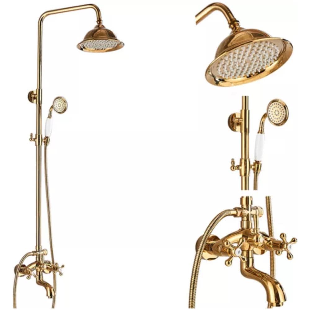 Miscelatore doccia, Blackswan, tipo M41.1, modello oro lucido, misura 20 cm - Foto 2