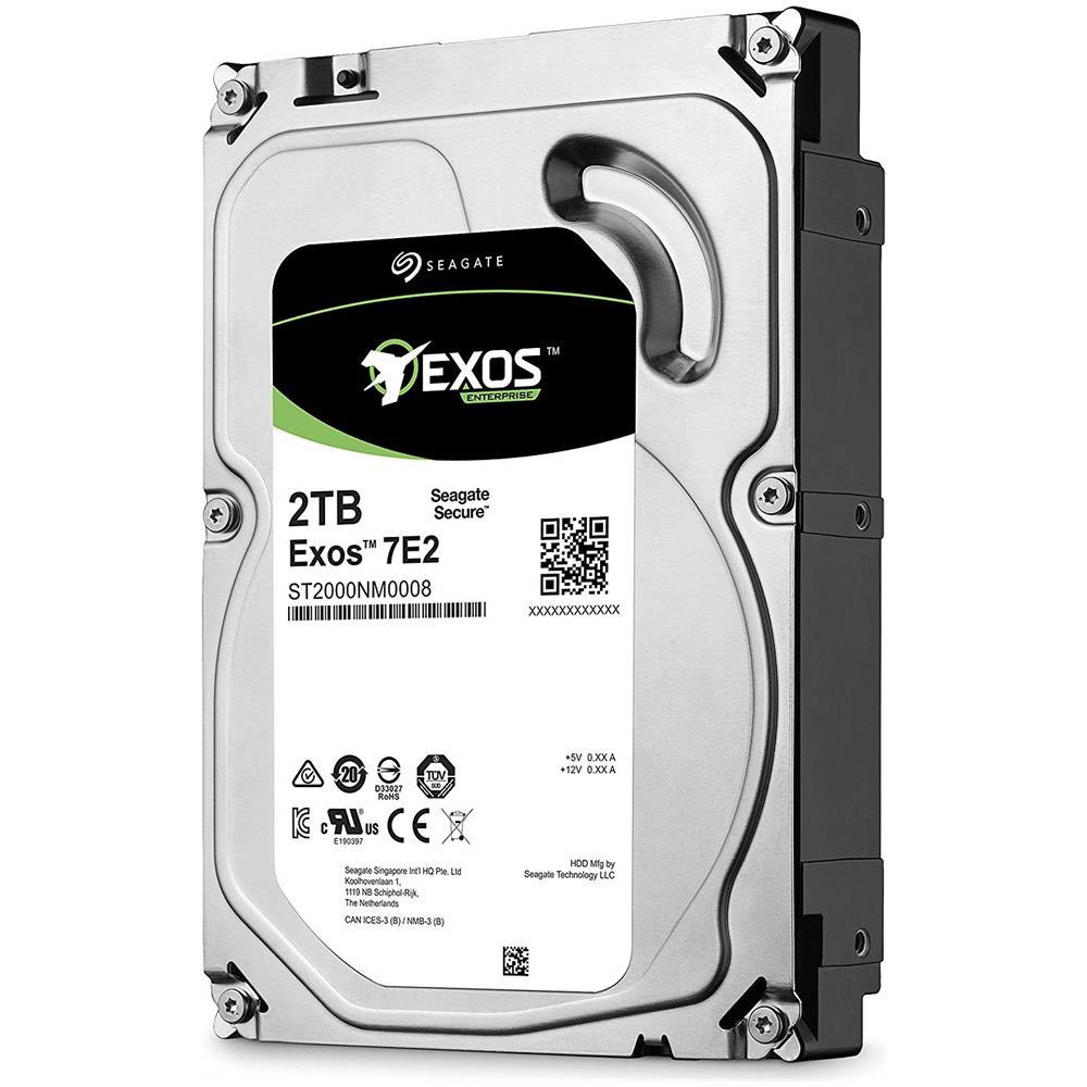 Hard Disk Interno Exos E Capacità 2TB 3.5" Interfaccia SATA 6 Gb / s Buffer 128MB 7200 rpm - Foto 4