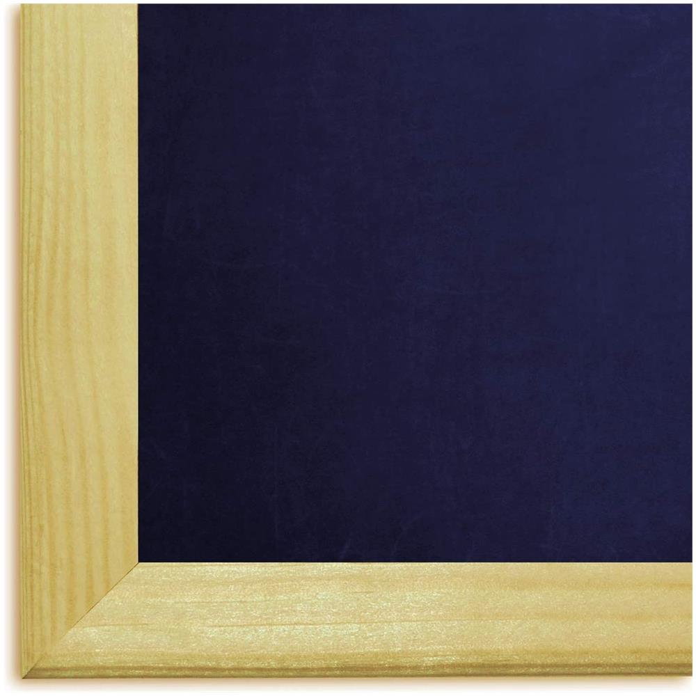 80 X 60 Cm Grande Lavagna Per Gesso Nera | Parete Bacheca Gessetti | Spessa Cornice Legno | Fabbricata In Ue  | Perfetta Per Scuola, Casa, Ufficio, Cameretta Di Ragazzi E Bambini - Foto 2