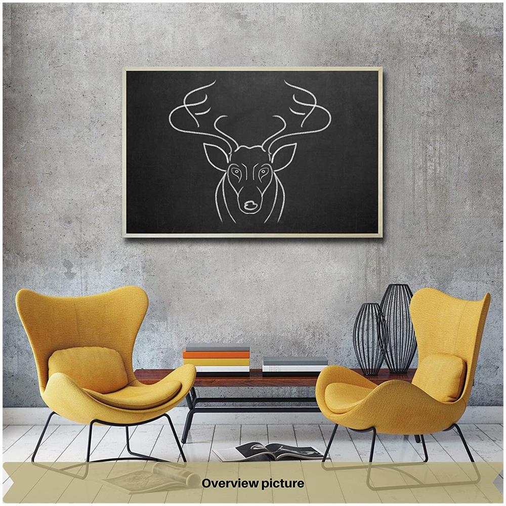 80 X 60 Cm Grande Lavagna Per Gesso Nera | Parete Bacheca Gessetti | Spessa Cornice Legno | Fabbricata In Ue  | Perfetta Per Scuola, Casa, Ufficio, Cameretta Di Ragazzi E Bambini - Foto 5