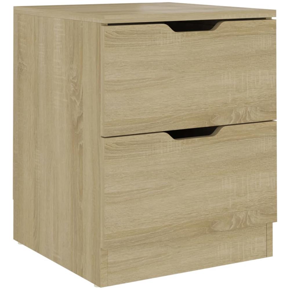 Comodino Rovere Sonoma 40x40x50 cm in Legno Multistrato - Foto 2