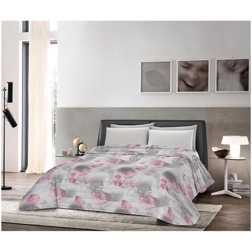 Trapuntino Mezza Stagione, Autunno - Primavera Una Piazza E Mezza 220x260 Cm Gloria Rosa - Foto 1