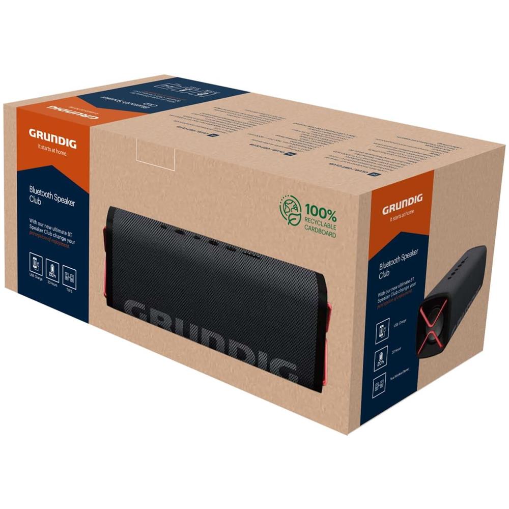 Altoparlante Bluetooth CLUBBLACK Portatile Con Potemza RMS 20 W Colore Nero - Foto 8