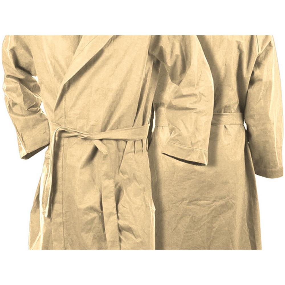 Accappatoio Con Cappuccio In Microfibra Adulto Unisex In Tinta Unita Vari Colori Xl Naturale - Foto 6