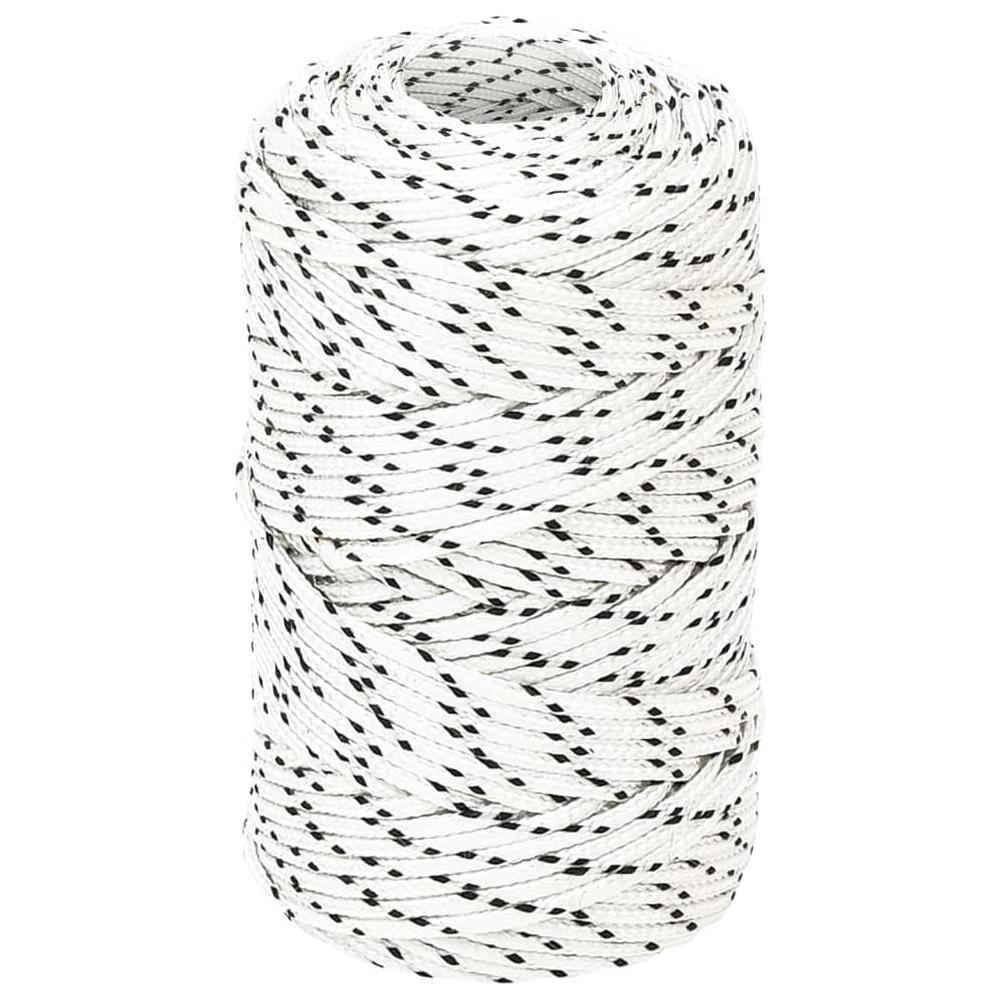 Corda Intrecciata Per Barca Bianca 2 Mm X 250 M Poliestere - Foto 1
