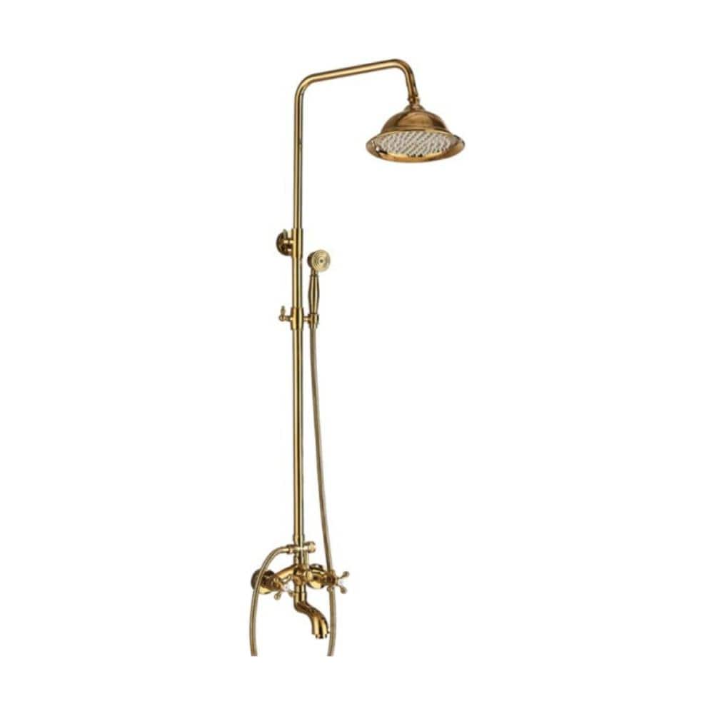 Miscelatore doccia, Blackswan, tipo M27.2, modello oro lucido, misura 20 cm - Foto 1