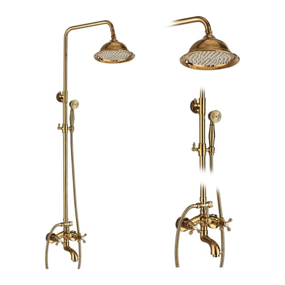 Miscelatore doccia, Blackswan, tipo M27.2, modello oro lucido, misura 20 cm - Foto 2