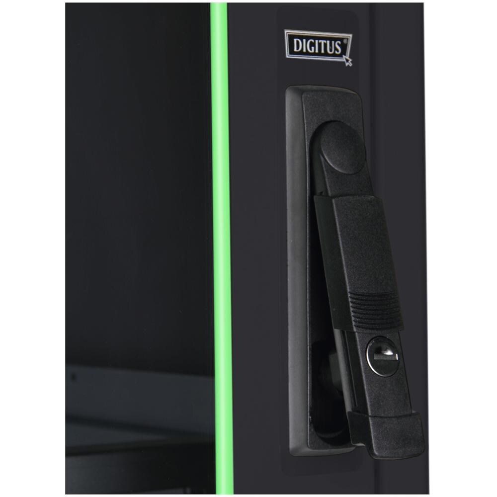 Armadio 42 Unit… 19" Per Reti E Server Misure (A) 2010 X (L) 800 X (P) 800 Mm. Colore Nero - Foto 4