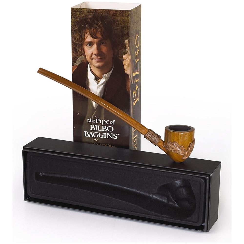 La Pipa Bilbo Beggins Lo Hobbit Replica 1/1 The Pipe Of Borsagins 23 Cm Noble - Foto 2
