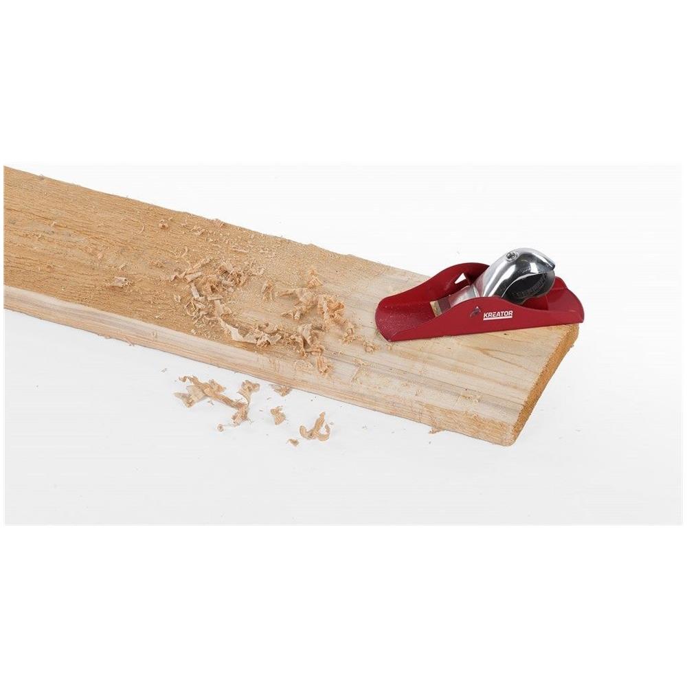 Pialletto In Metallo Mm 160 Pialla Per Legno Lama Acciaio 65mn Regolazione Profo - Foto 2