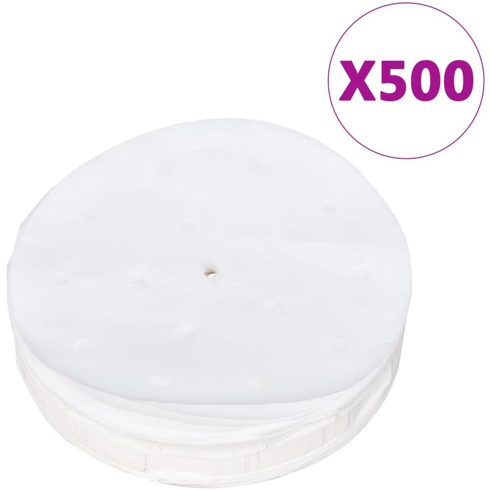 Pressa Per Hamburger Con 500 Fogli Carta Cerata Alluminio 13 Cm - Foto 3