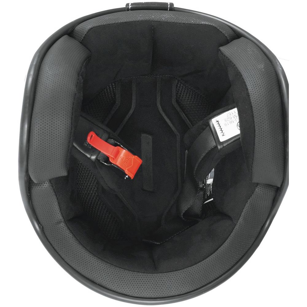 Casco Moto Jet Omologato Ece 22-05 Argento Custom Scooter Naked Style Tg. S - Foto 2