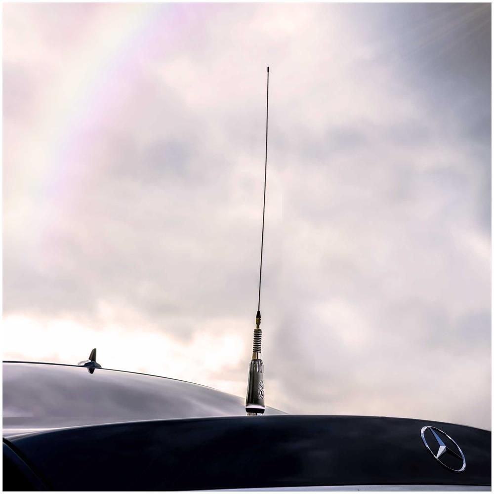 Pacchetto Antenna Cb Pni Led 2000 Lunghezza 90 Cm E Staffa Di Montaggio Su Tronco Pni T941 - Foto 6