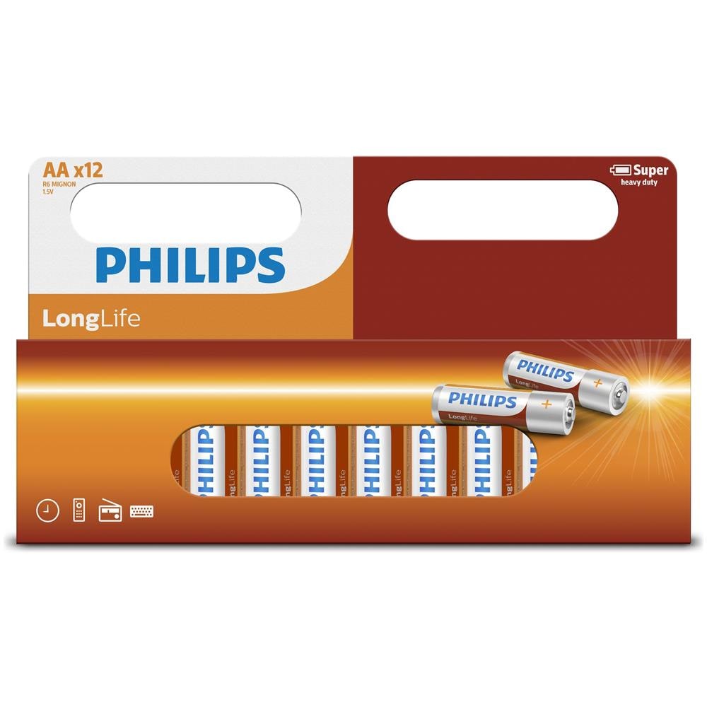 LongLife R6L12W / 10 AGM (acido assorbito in microfibra di vetro) 1.5V batteria non-ricaricabile - Foto 1