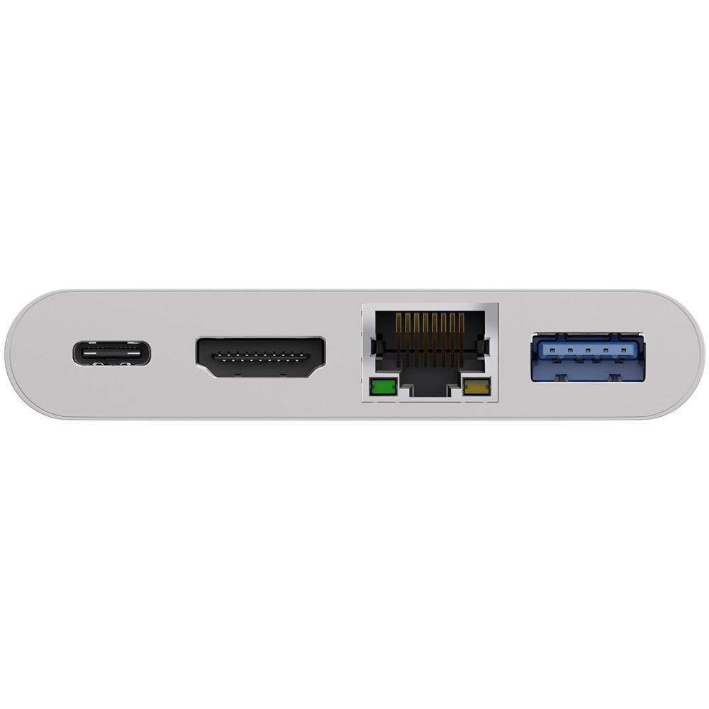 62105 USB-C USB-C, USB 3.0, RJ45, HDMI Bianco cavo di interfaccia e adattatore - Foto 2