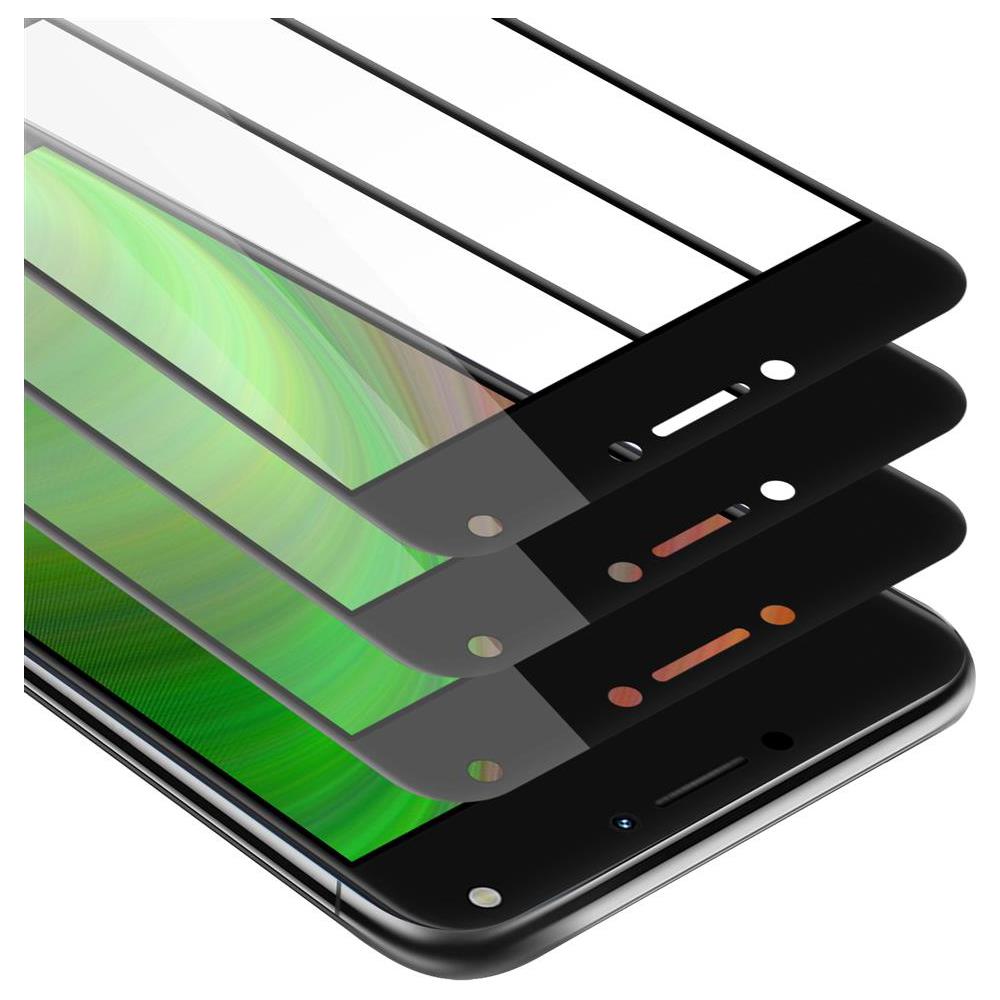 3x Pellicola Armatura A Schermo Intero Compatibile Con Asus Zenfone 4 Max In Trasparente Con Nero - 3x Vetro Temperato (tempered) Di Protezione Del Display In Durezza 9h Con 3d Touch - Foto 1