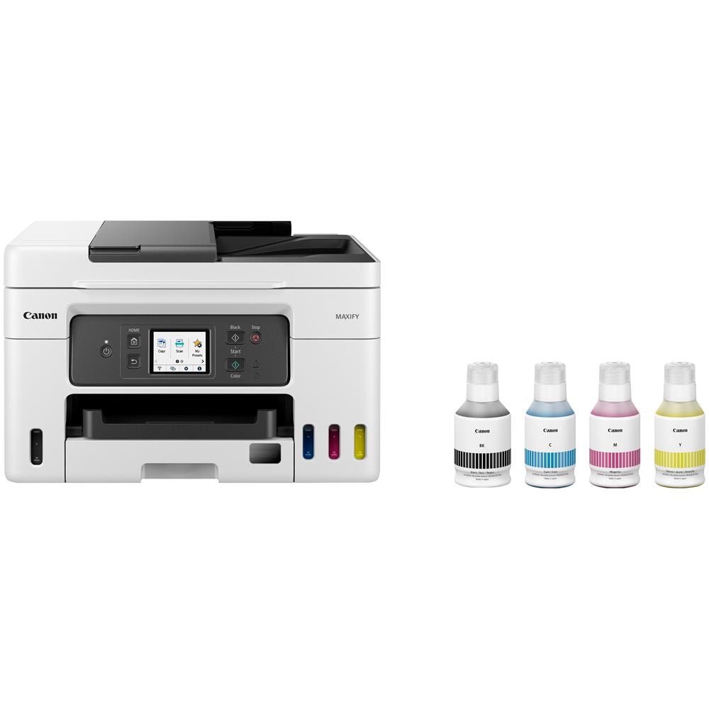 Stampante Multifunzione MegaTank MAXIFY GX4050 Inkjet a Colori Stampa Copia Scansione Fax A4 18 ppm (B /N) 13 ppm (a Colori) Wi-Fi / Ethernet / USB - Foto 4