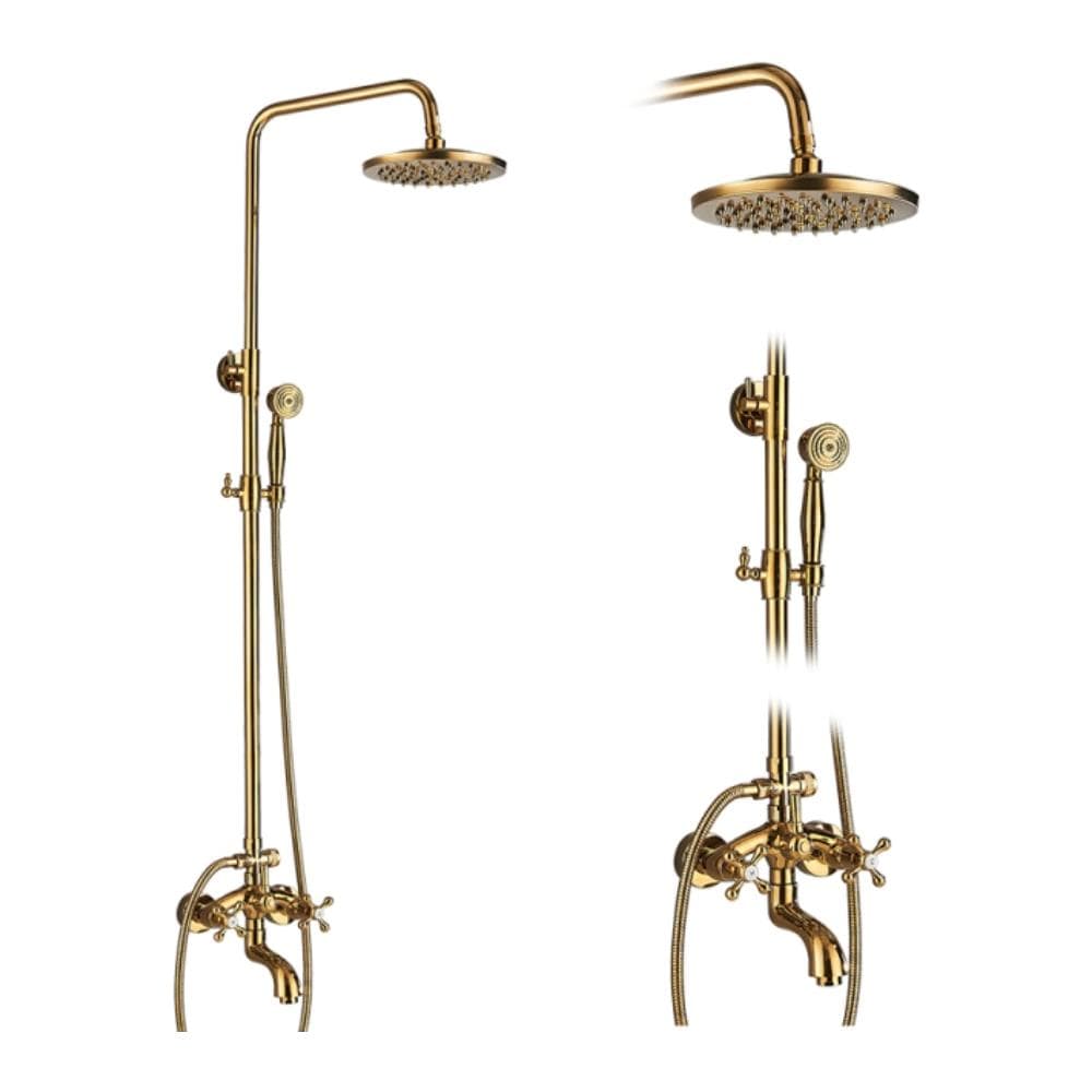 Miscelatore doccia, Blackswan, tipo M27.1, modello oro lucido, misura 20 cm - Foto 2