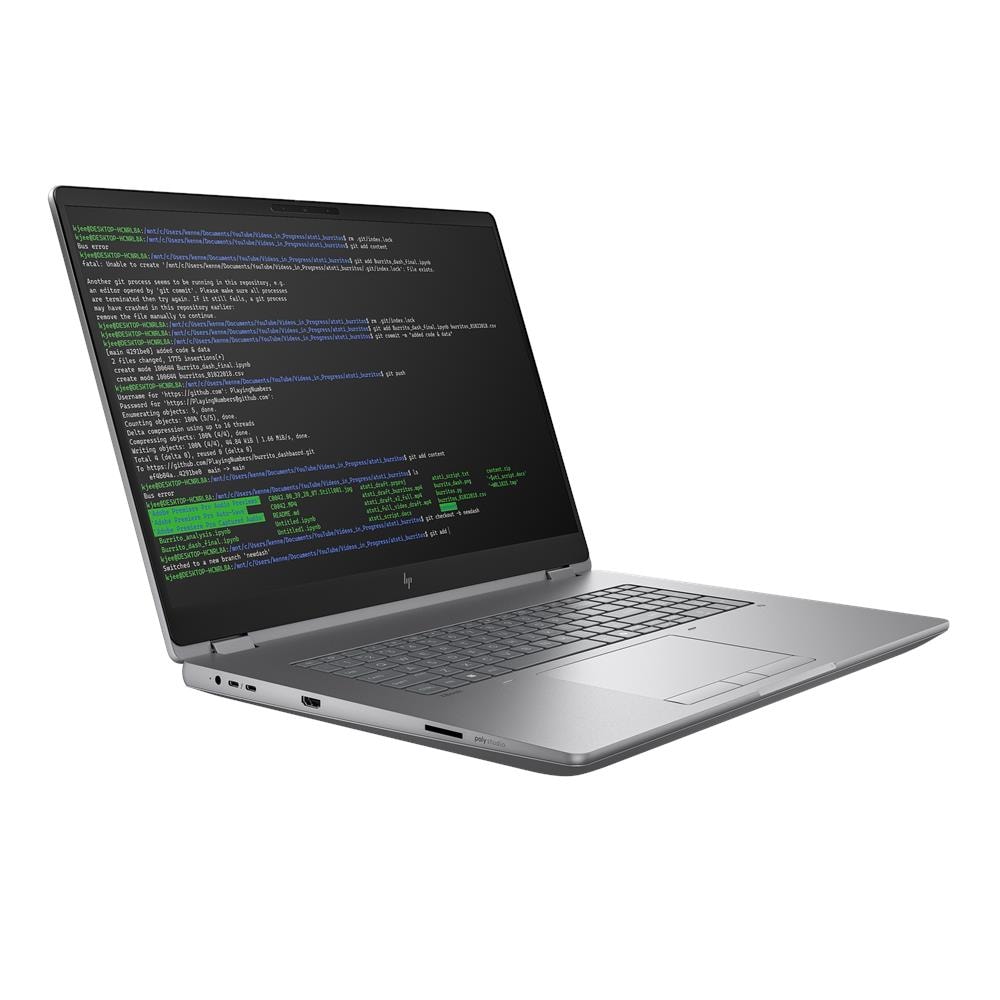 ZBook Fury G1i Wolf Pro Security Edition - Data Science Intel Core Ultra 7 255HX 45,7 cm (18") WQXGA 32 GB DDR5-SDRAM 1 TB SSD NVIDIA RTX PRO 2000 Blackwell Wi-Fi 7 (802.11be) Windows 11 Pro AI Workstation, AI PC Argento - Foto 2