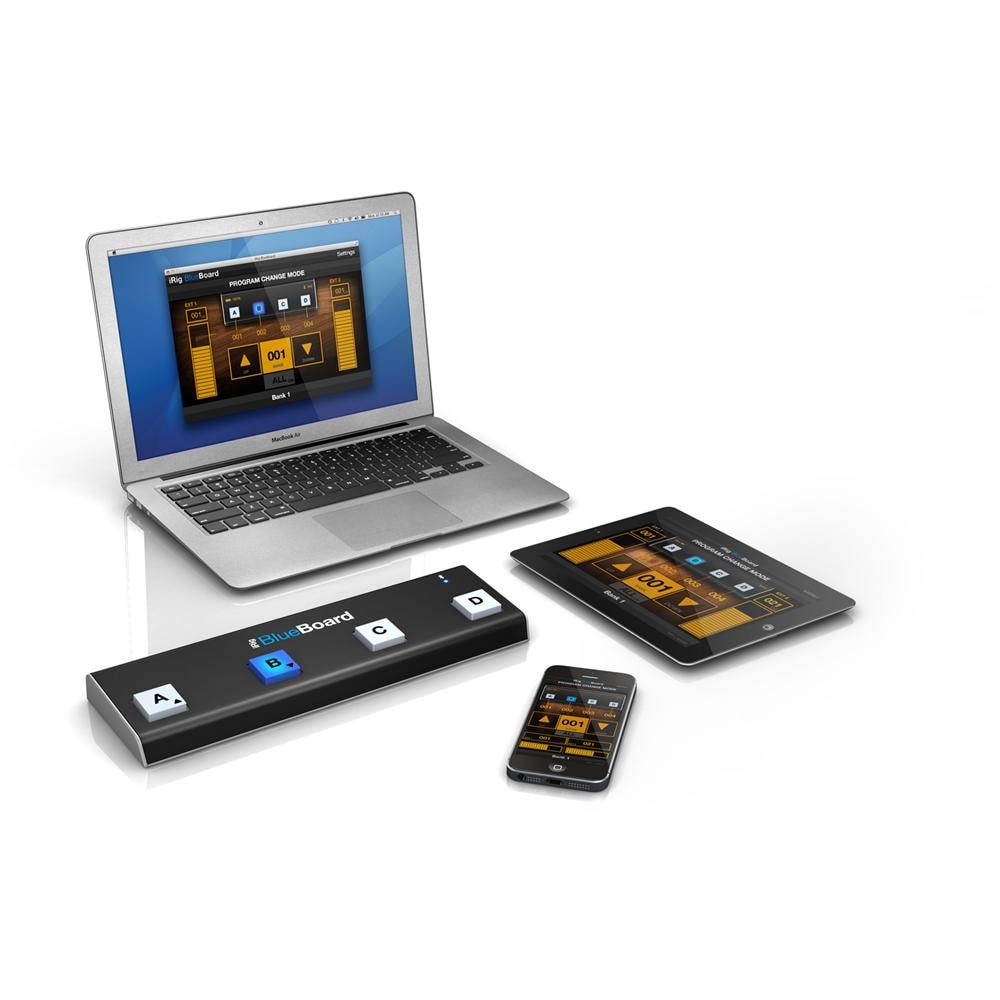 iRig BlueBoard Pedaliera MIDI Bluetooth per iPhone iPad Mac - Foto 1