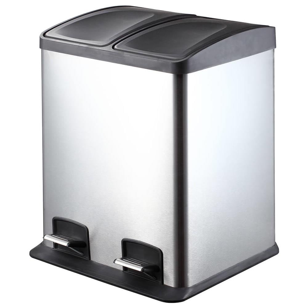 Pattumiera A Pedale Lt. 2X12 Per Raccolta Differenziata - Foto 2