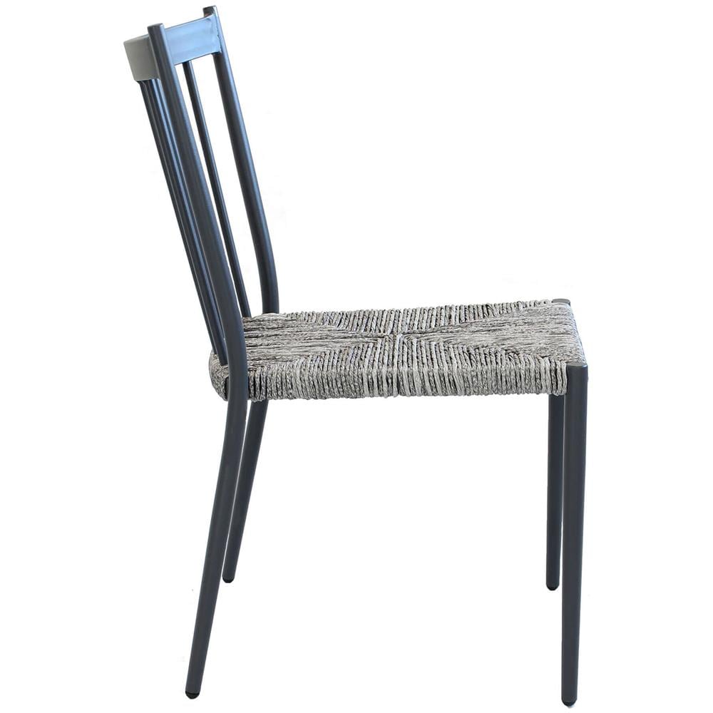 Gardenia - Sedia Da Giardino In Alluminio E Rattan Sintetico Impilabile - Foto 2