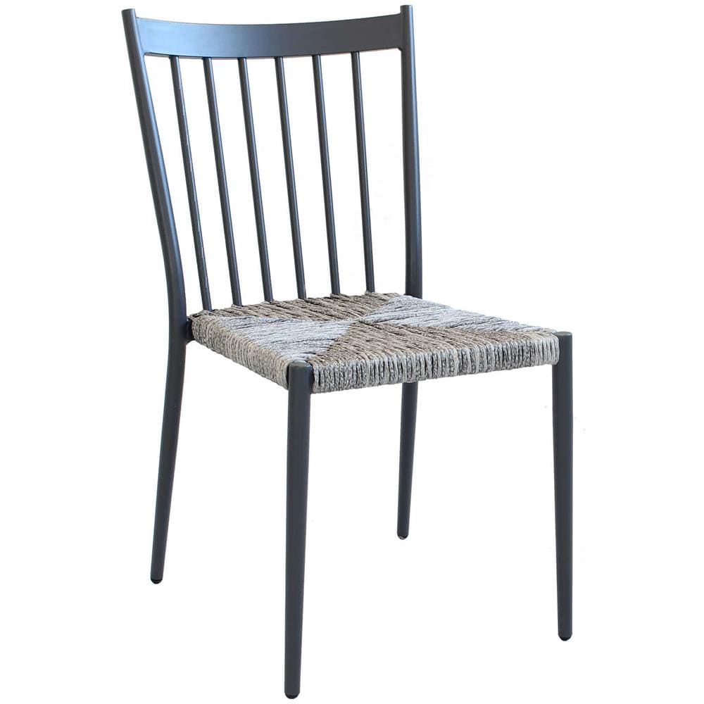 Gardenia - Sedia Da Giardino In Alluminio E Rattan Sintetico Impilabile - Foto 1