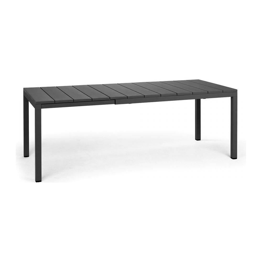 Tavolo Rio 140 Ext Cm 140/210 X 85   - Antracite - Foto 1