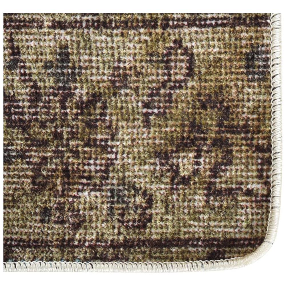Tappeto Lavabile Patchwork 80x300 Cm Multicolore Antiscivolo - Foto 2