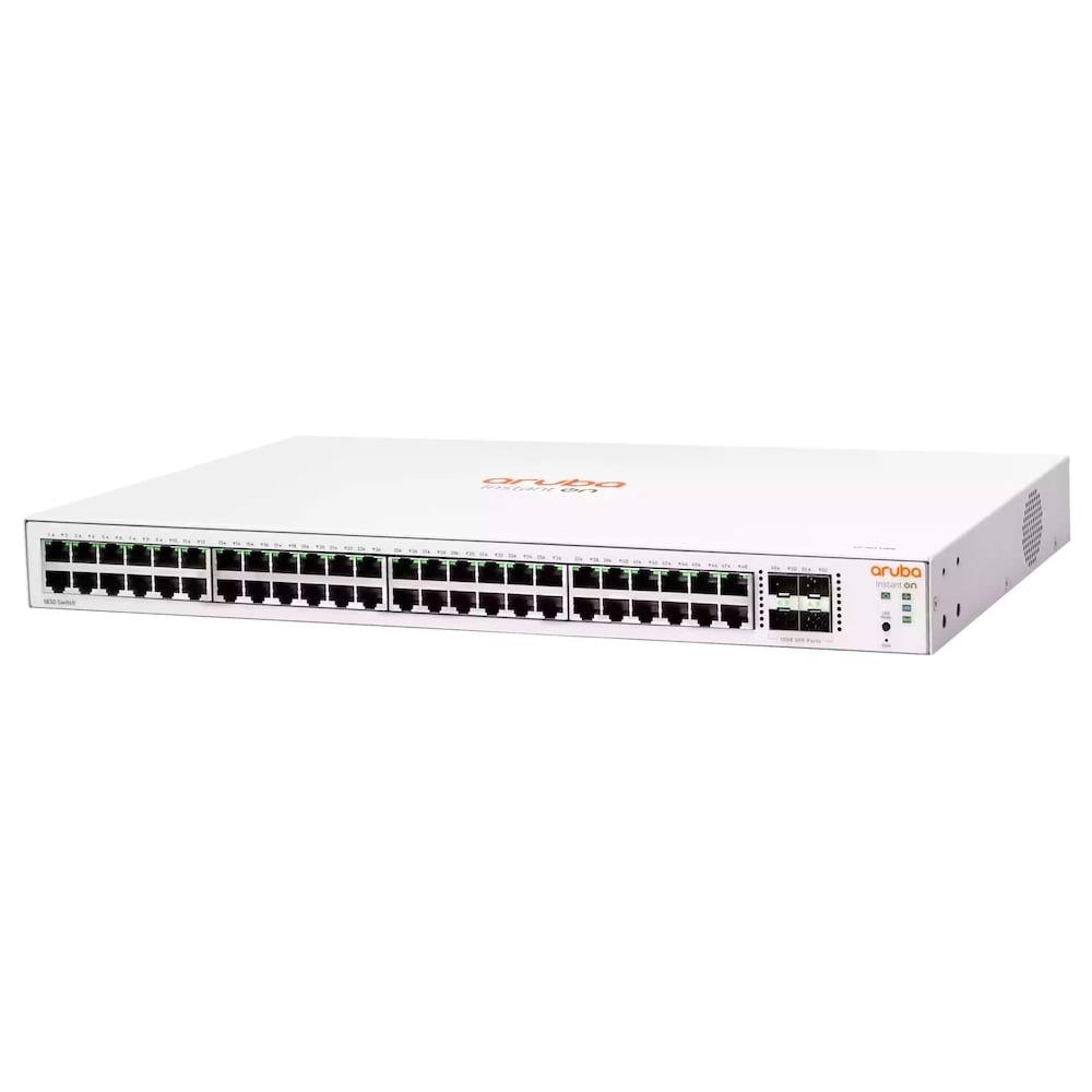 Switch Aruba ION 1830 con 48 porte RJ-45 10/100/1000 PoE Classe 4, 4 porte 1 GbE SFP Colore Bianco - Foto 2