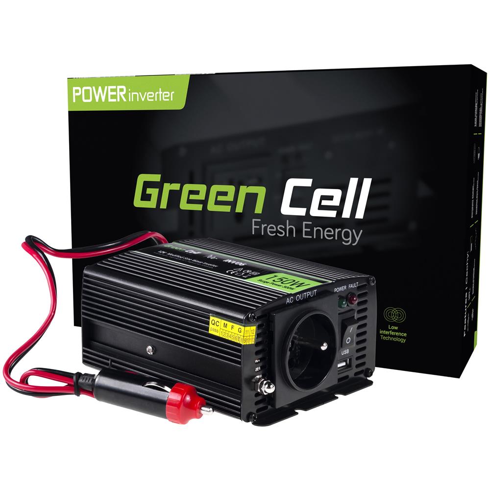 Inv06 Adattatore E Invertitore Auto 150 W Nero - Foto 1