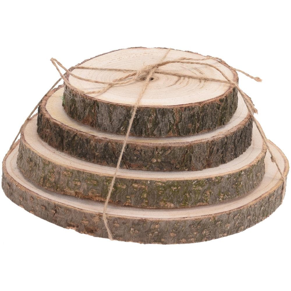 Tappetini In Legno Naturale, Set Da 4 Pezzi - Foto 1