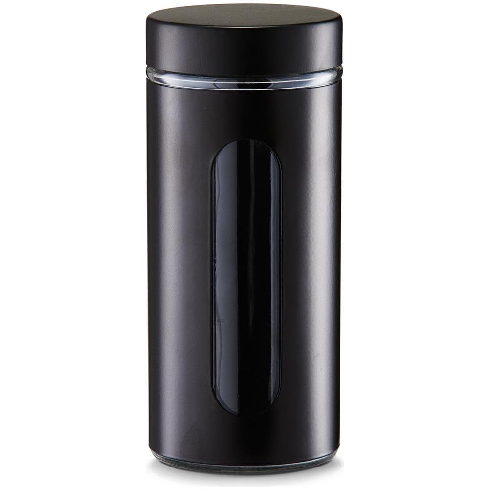 Contenitore Per Alimenti Con Vetro Sfuso 1200 Ml, Nero, - Foto 1